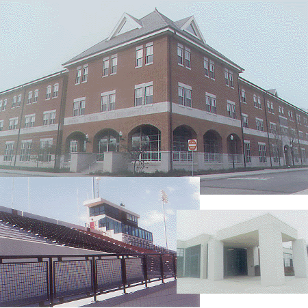 Eberly Science & Technology Center, Adamson Stadium, Hamer Hall, California University of PA, California, PA